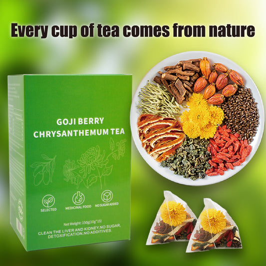Goji Berry Chrysanthemum Tea , Dandelion Wolfberry Tea Bags, Chinese Tea