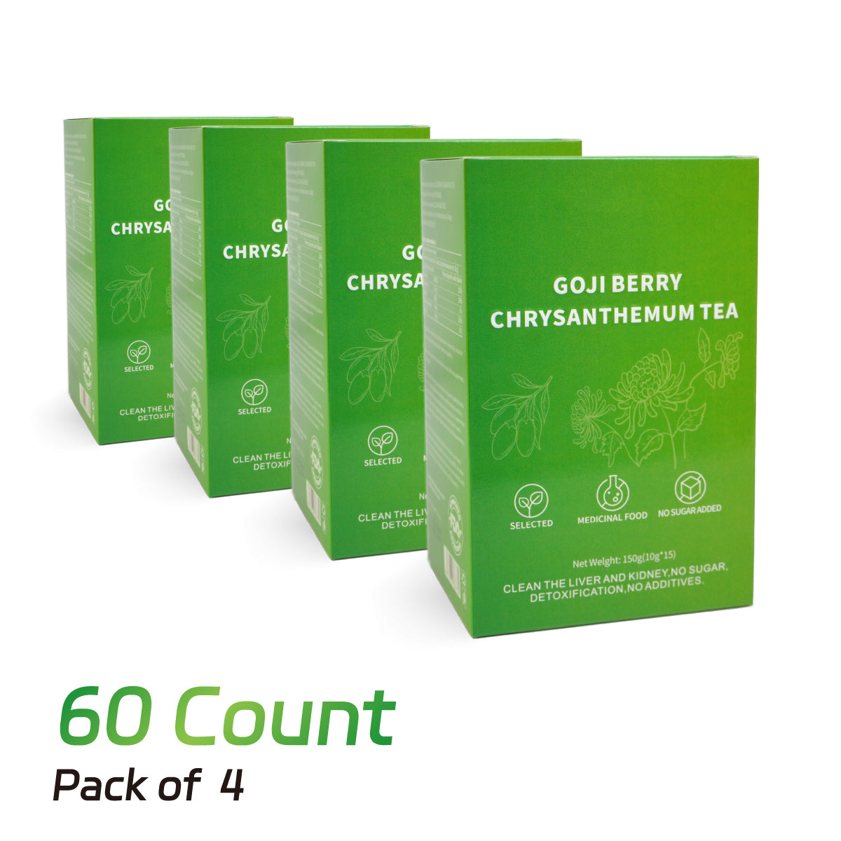 Goji Berry Chrysanthemum Tea , Dandelion Wolfberry Tea Bags, Chinese Tea